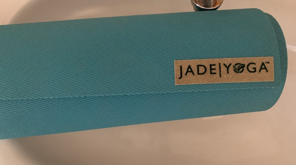 JadeYoga Harmony Gymnastikmatte nach dem Abriebtest