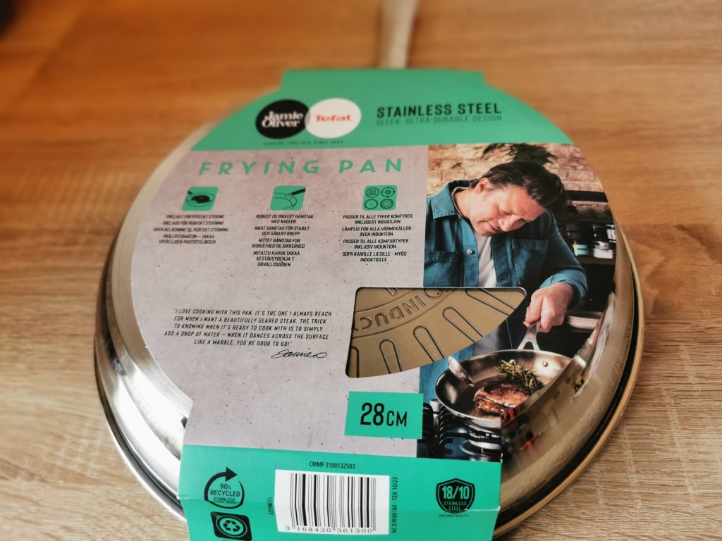 Jamie Oliver by Tefal Cook Smart Pfanne Boden verpackt