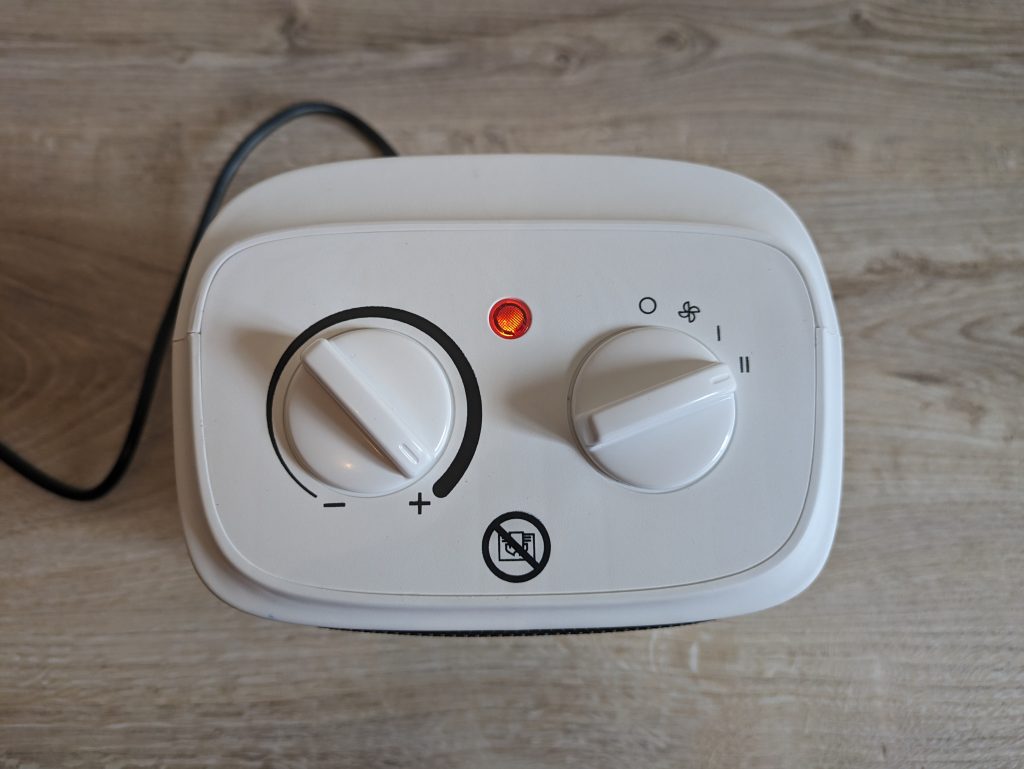 Kontrollleuchte des TROTEC TFC 16 E Heizlüfters