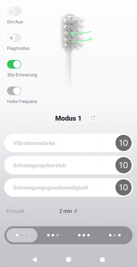 Laifen Wave Schallzahnbürste App Screenshot 5