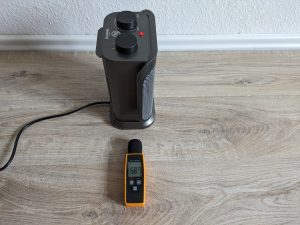 Lautstärke des Brandson Heizlüfters