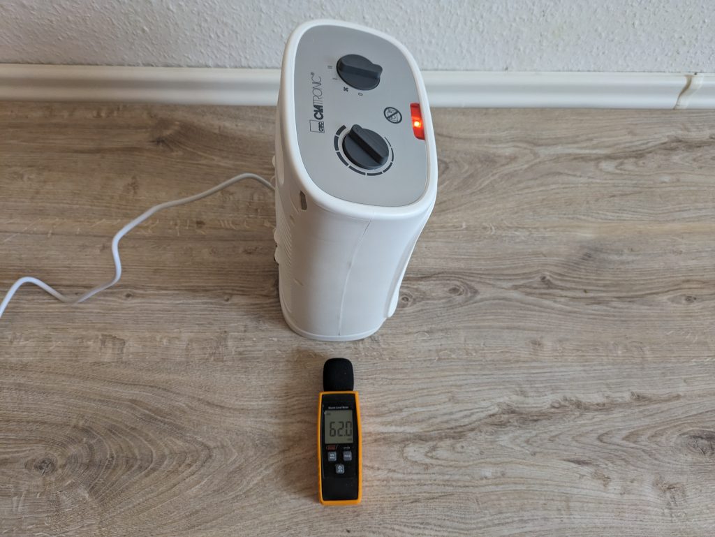 Lautstärke des Clatronic HL3762 Heizlüfters