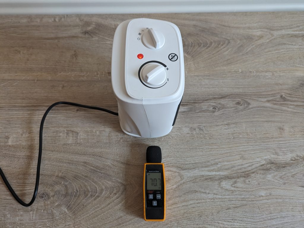 Lautstärke des TROTEC TFC 16 E Heizlüfters