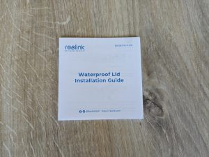 Montageanleitung des Kabeldichtungs-Sets der Reolink Duo 3 PoE M81L Überwachungskamera