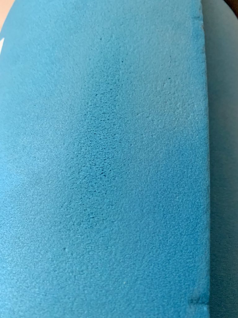POWRX ‎A6-P1C9-1TM0 Gymnastikmatte Material nach dem Abriebtest
