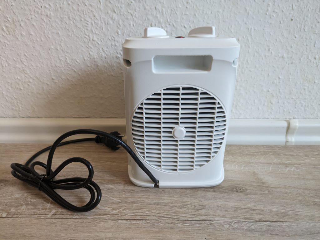 Pro Breeze Mini Heizlüfter von hinten