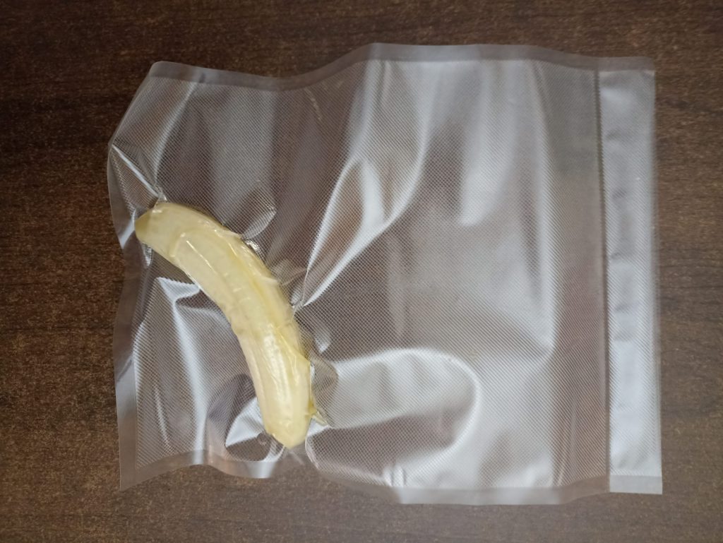 ProfiCook PC-VK 1080 Vakuumierer, Banane im Vakuumbeutel