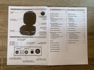 ROMMELSBACHER ST 1800 Sandwichmaker geöffnete Bedienungsanleitung