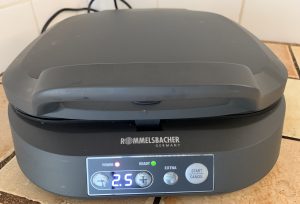 ROMMELSBACHER Sam ST 1800 Sandwichmaker verbleibende Restzeitanzeige auf dem Display