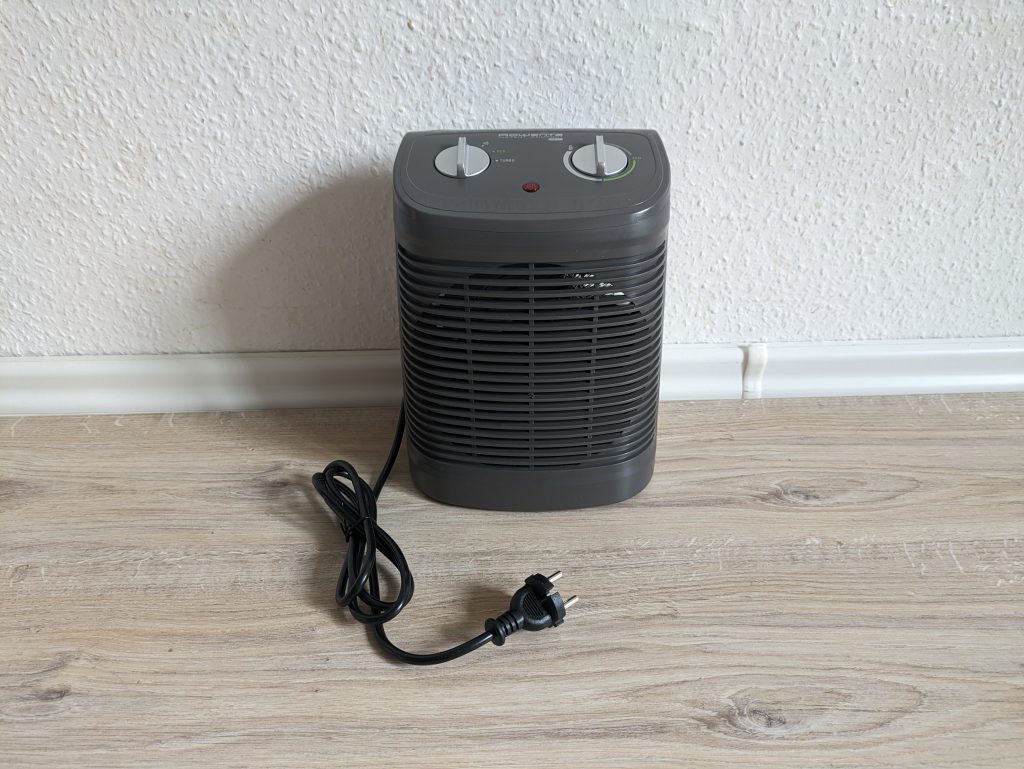 Rowenta SO2320 Instant Comfort Compact Heizlüfter von vorne in der Nahansicht