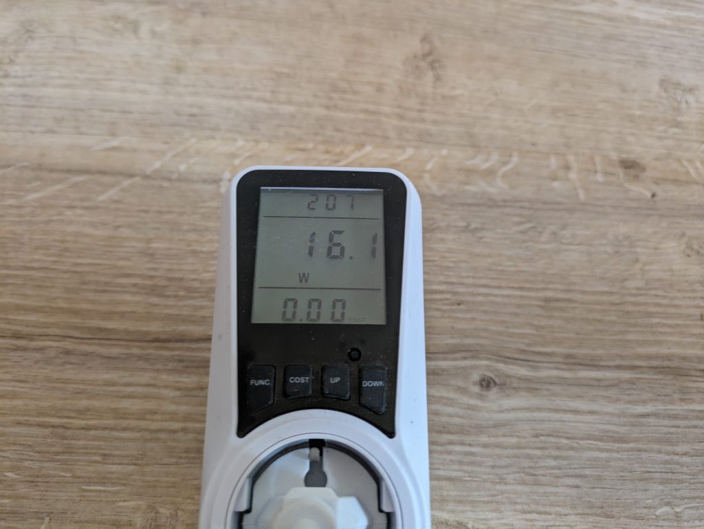 Stromverbrauch des Clatronic HL3762 Heizlüfters Kaltluft