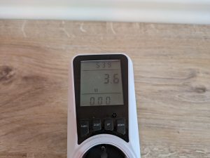 Stromverbrauch des Dreo ‎DR HSH006 Heizlüfters in der Kaltluftstufe