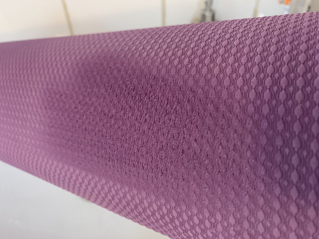 TOPLUS Gymnastikmatte nach dem Abriebtest