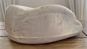 VAN BEEKEN Nackenkissen ohne Bezug von der Seite