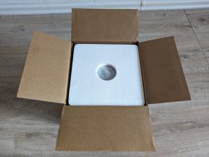 Verpackung des Dreo ‎DR HSH006 Heizlüfters geöffnet