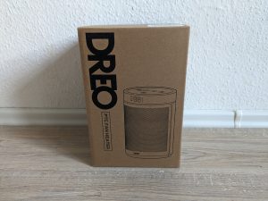 Verpackung des Dreo ‎DR HSH006 Heizlüfters von vorne