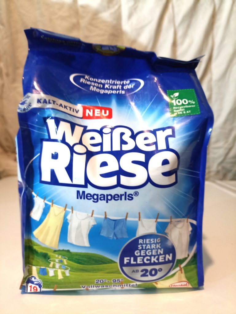 Weißer Riese Universal Megaperls Waschmittel, Verpackung Vorderseite