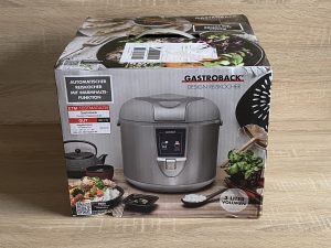 Gastroback 42507 Design Reiskocher Verpackung