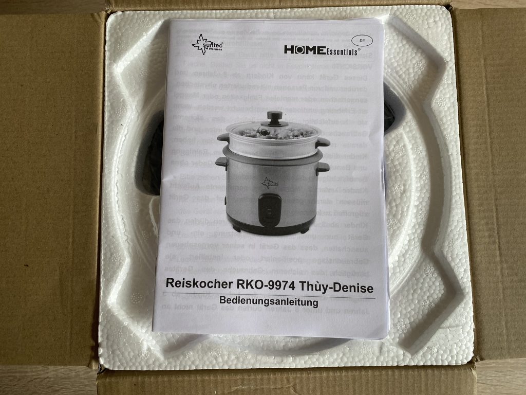 Suntec RKO-9974 Thùy-Denise Reiskocher in der Verpackung 1