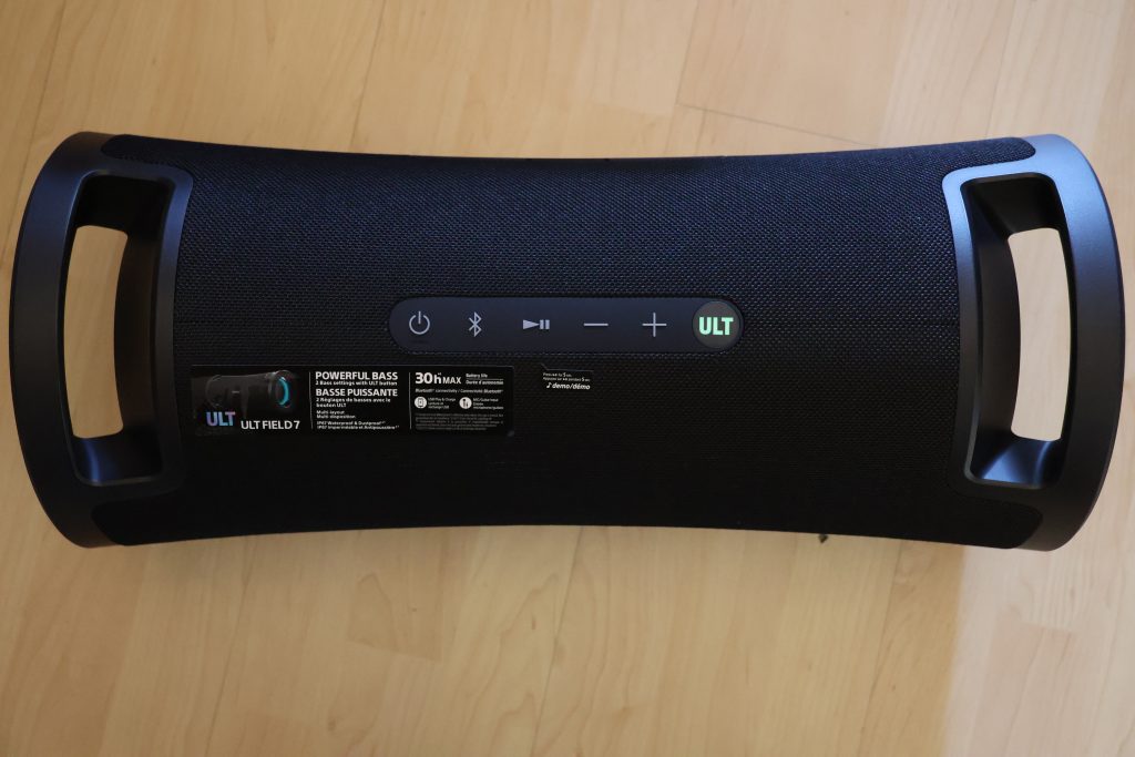 Sony ULT Field 7 Bluetooth-Lautsprecher Sicht von oben