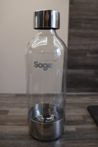 Sage InFizz Fusion Wassersprudler Flasche mit Deckel