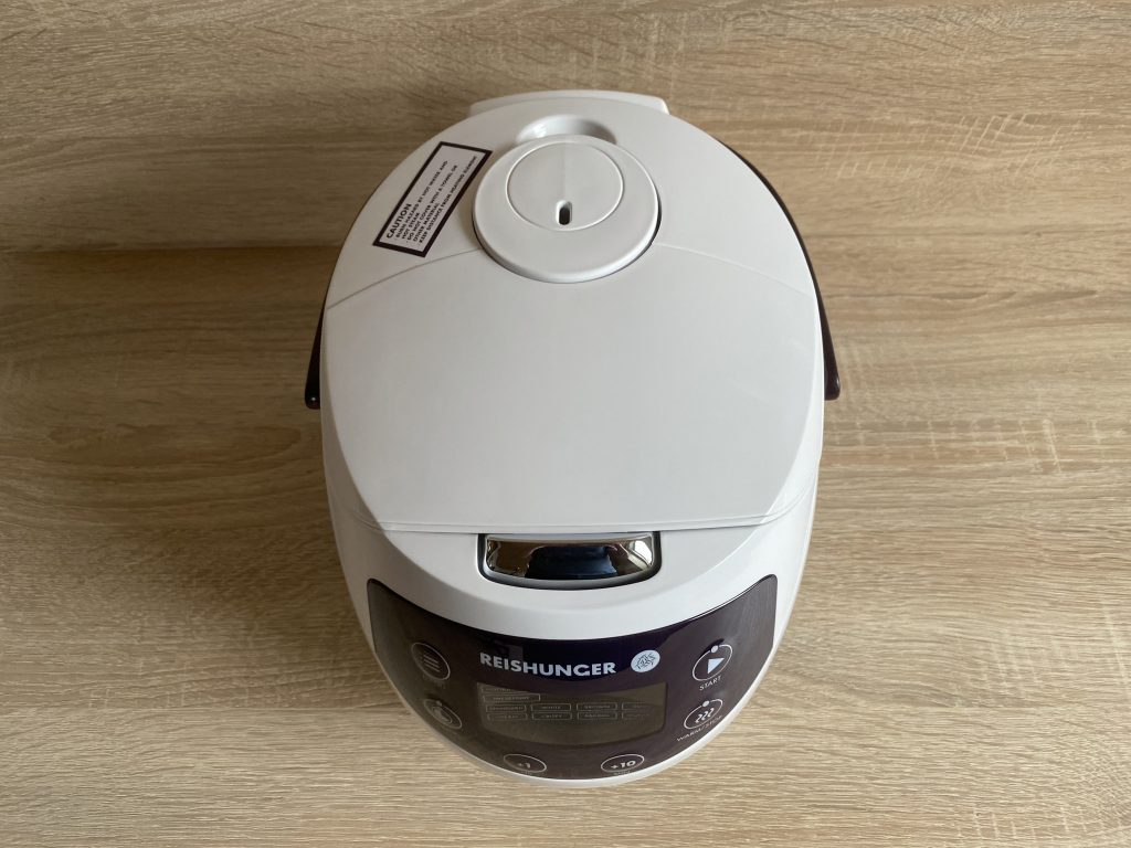 Reishunger Digitaler Mini Reiskocher Oberseite