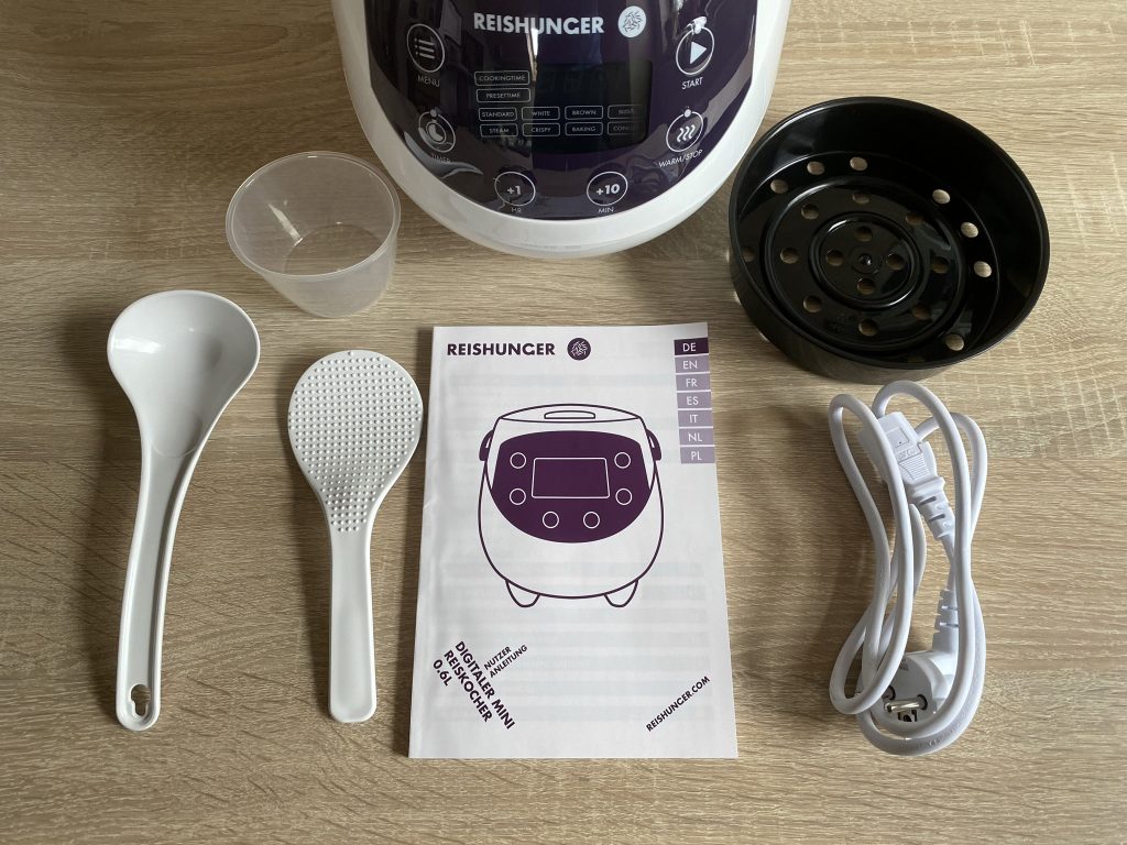 Reishunger Digitaler Mini Reiskocher Zubehör