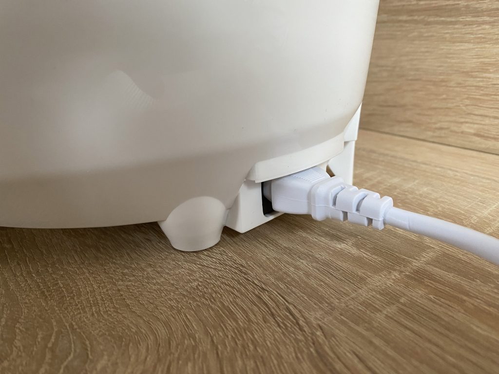 Reishunger Digitaler Mini Reiskocher Detail Stromkabel