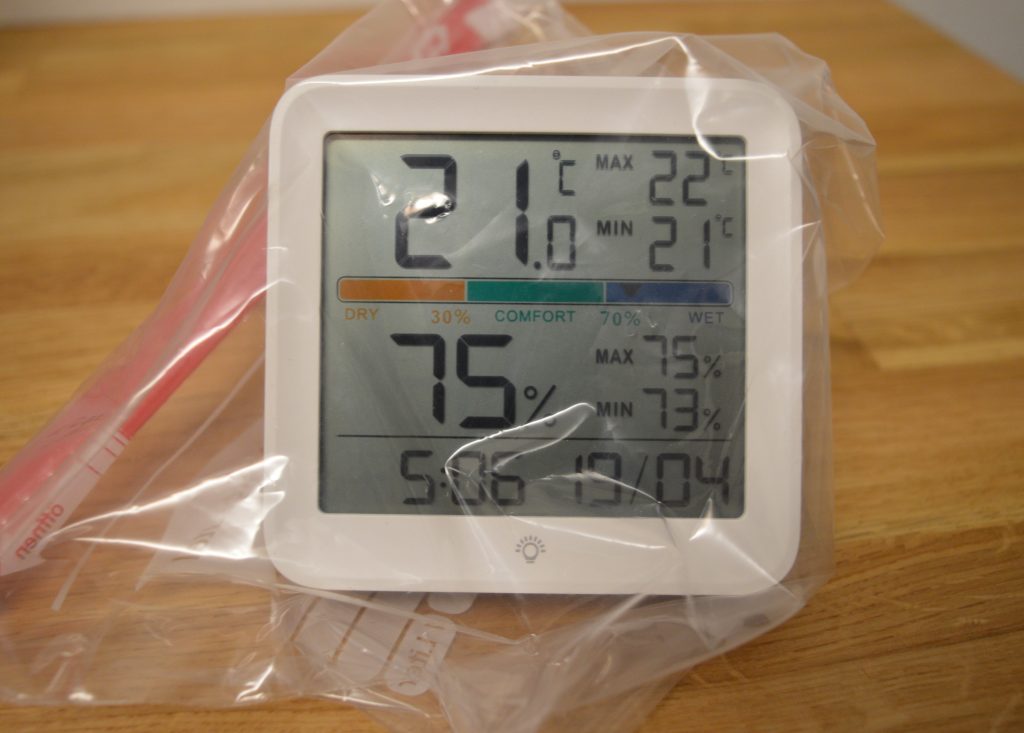 Noklead NK5275 Thermo-Hygrometer Test Luftfeuchtigkeit