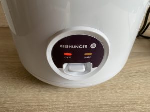 Reishunger Basis Reiskocher beim Kochen