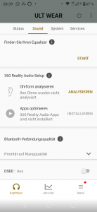 Sony ULT Wear Screenshot