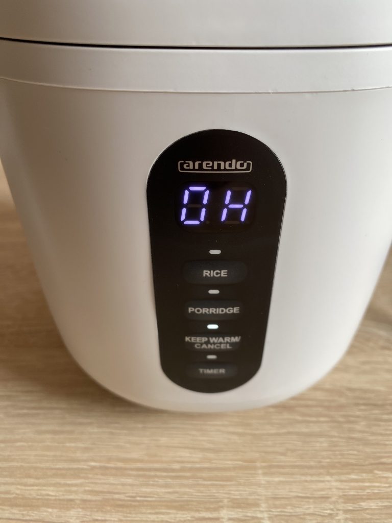Arendo Oishii Reiskocher aktiver Timer