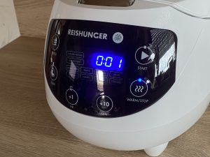 Reishunger Digitaler Mini Reiskocher Warmhaltefunktion