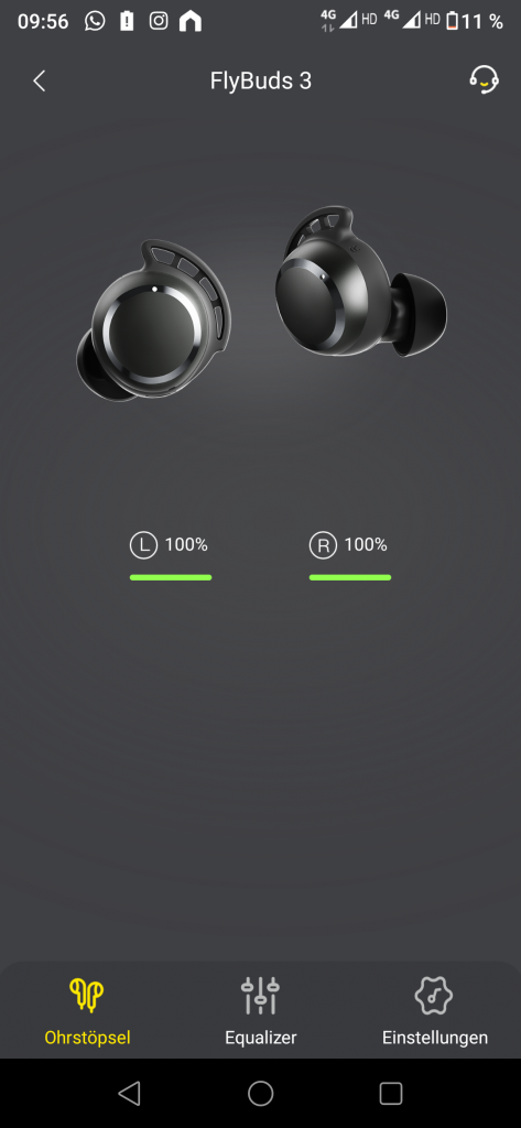 ribit FlyingBuds 3 In-Ear-Kopfhörer Screenshot