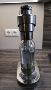 Sage InFizz Fusion Wassersprudler fertig zum Sprudeln