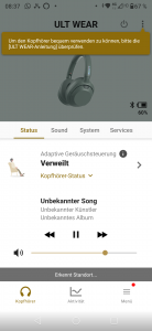 Sony ULT Wear Screenshot