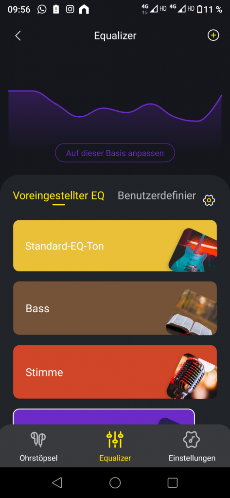 Tribit FlyingBuds 3 In-Ear-Kopfhörer Screenshot