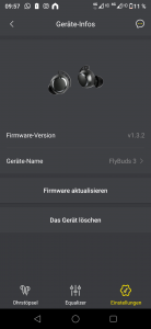 Tribit FlyingBuds 3 In-Ear-Kopfhörer Screenshot