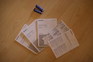 Sony ULT Tower 10 Lautsprecher Batterien und Anleitung