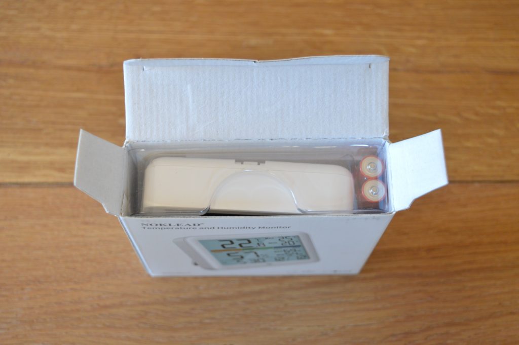 Noklead NK5275 Thermo-Hygrometer Verpackung geöffnet