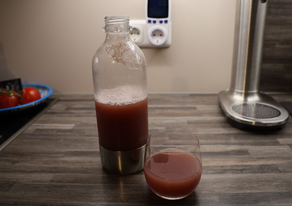Sage InFizz Fusion Wassersprudler Noch ein Getränk fertig