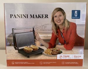 Aigostar 300000HHH Kontaktgrill im Karton von vorne