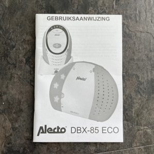 Alecto DBX-85 Eco Babyphone Bedienungsanleitung