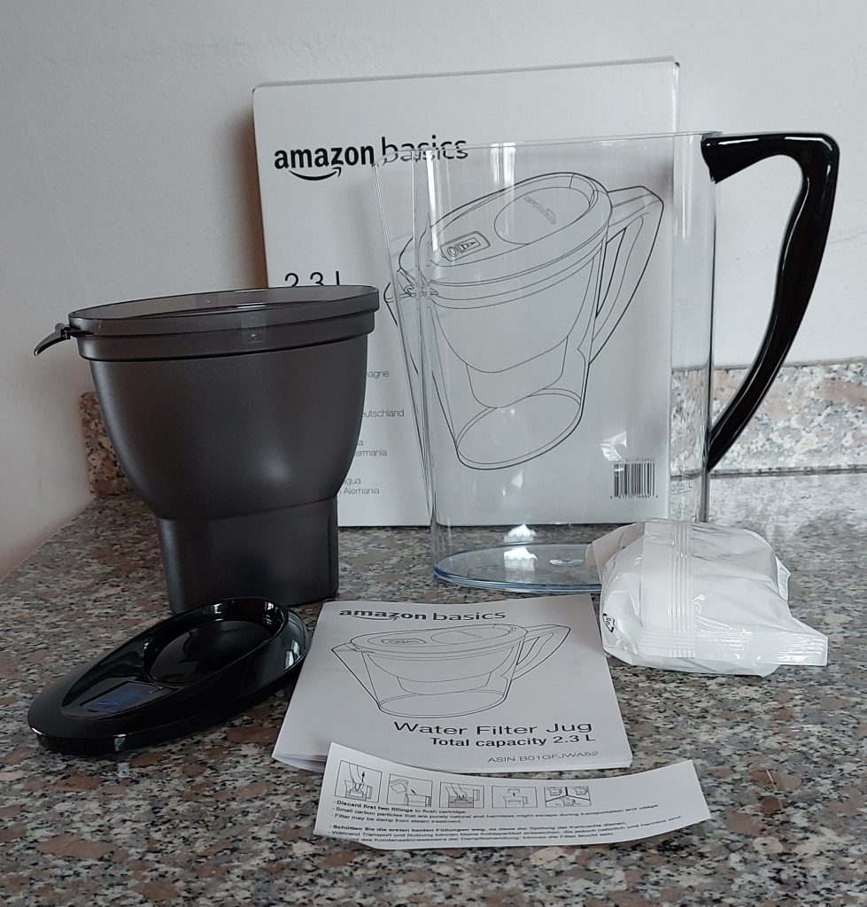 Amazon Basics 1030401 Wasserfilter ausgepackt