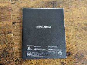 Anleitung der Corsair IRONCLAW Gaming-Maus