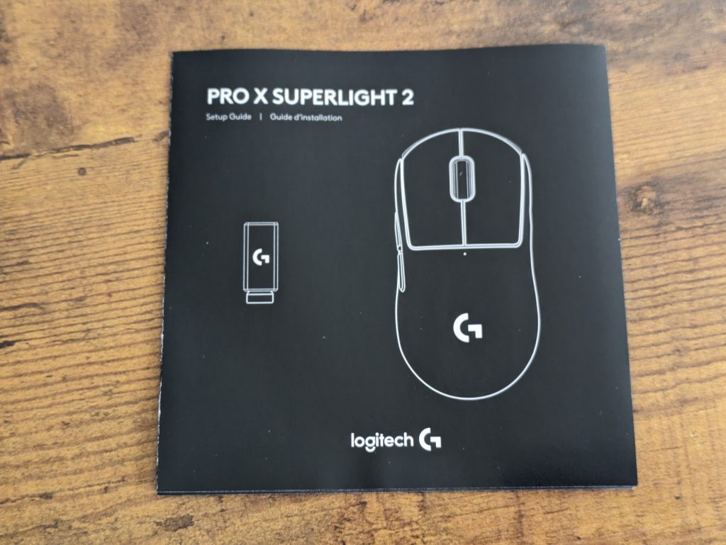 Anleitung der Logitech G PRO X Superlight 2 Gaming-Maus