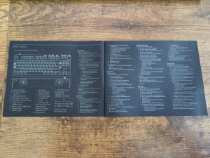 Anleitung der Razer Huntsman V3 Pro Tenkeyless Gaming-Tastatur, geöffnet