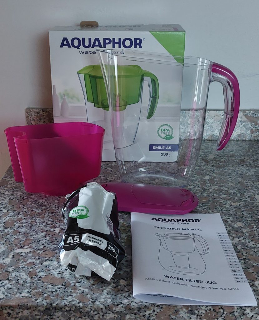 Aquaphor Smile Cyclamen Wasserfilter ausgepackt