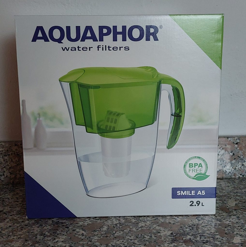 Aquaphor Smile Cyclamen Wasserfilter in der Verpackung