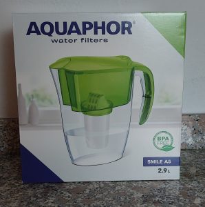 Aquaphor Smile Cyclamen Wasserfilter in der Verpackung